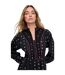 Robe Mi-longue Ocean Femme Noir Raffya-4