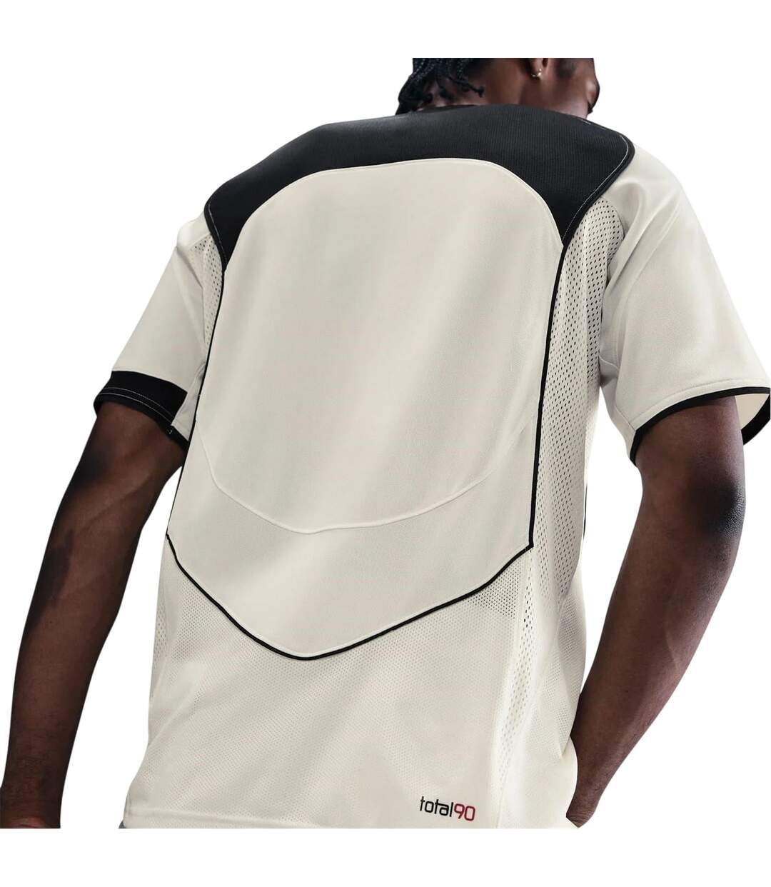 T-shirt Manches Courtes Motif/style Logo T90 Homme Beige Noir Nike-3