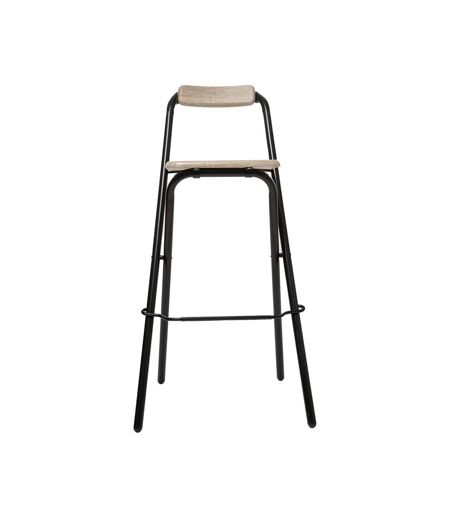 Tabouret de bar Louna - H. 97,5 cm - Beige