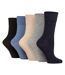 Gentle Grip - Femme 5 Paires Chaussettes Confort Douces Extensibles-1