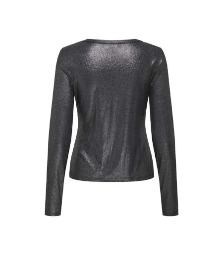 T-Shirt manches longues noir femme jdy sofia