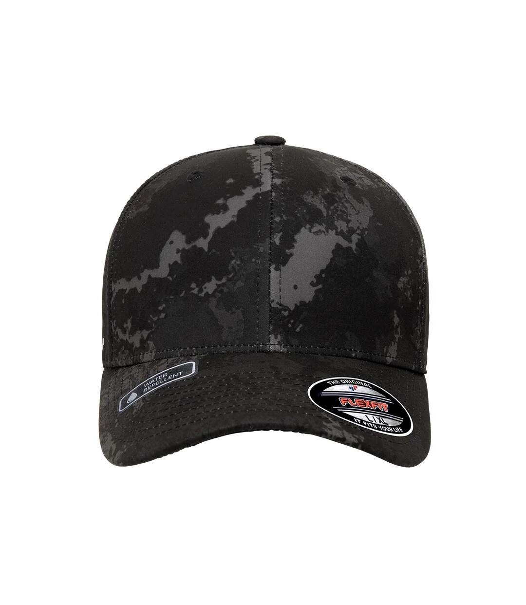 Casquette Motif/style Camouflage Veil Noir Flexfit-1