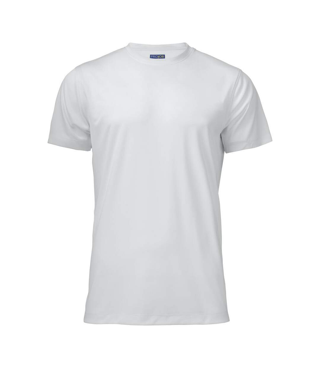 Mens Spun Dyed T-shirt White Projob-1