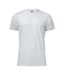 Mens Spun Dyed T-shirt White Projob-1