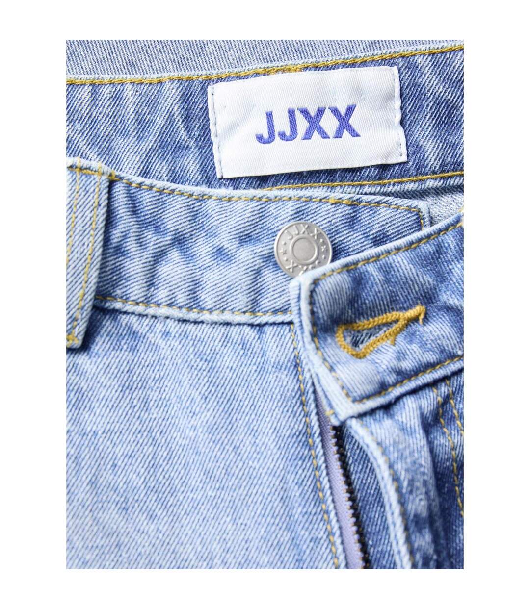 Womens/ladies Denim Shorts Light Blue JJXX-3