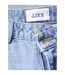 Womens/ladies Denim Shorts Light Blue JJXX-3
