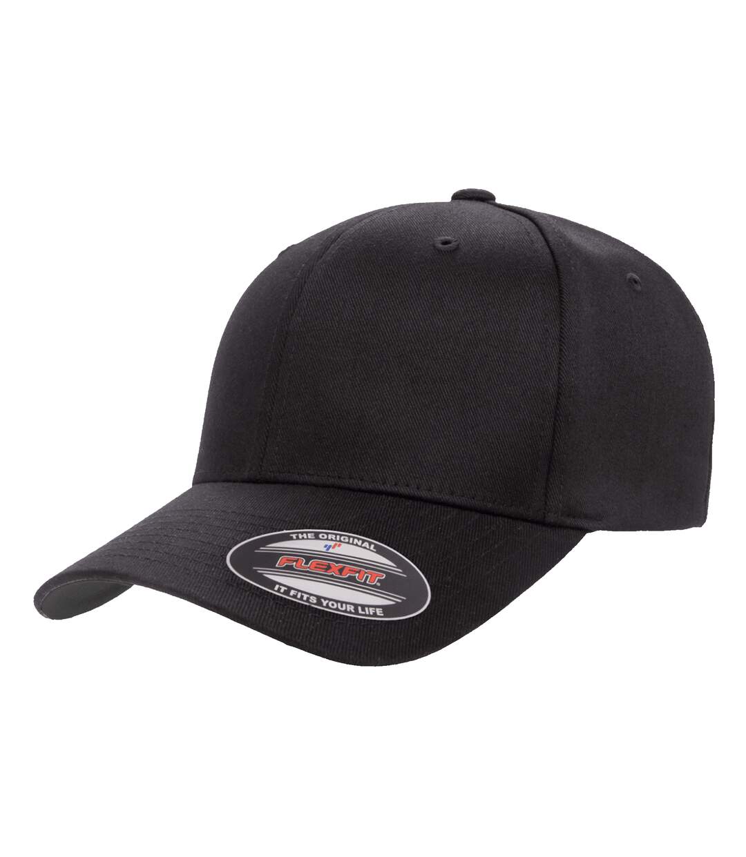 Casquette de baseball homme noir / noir Yupoong-1