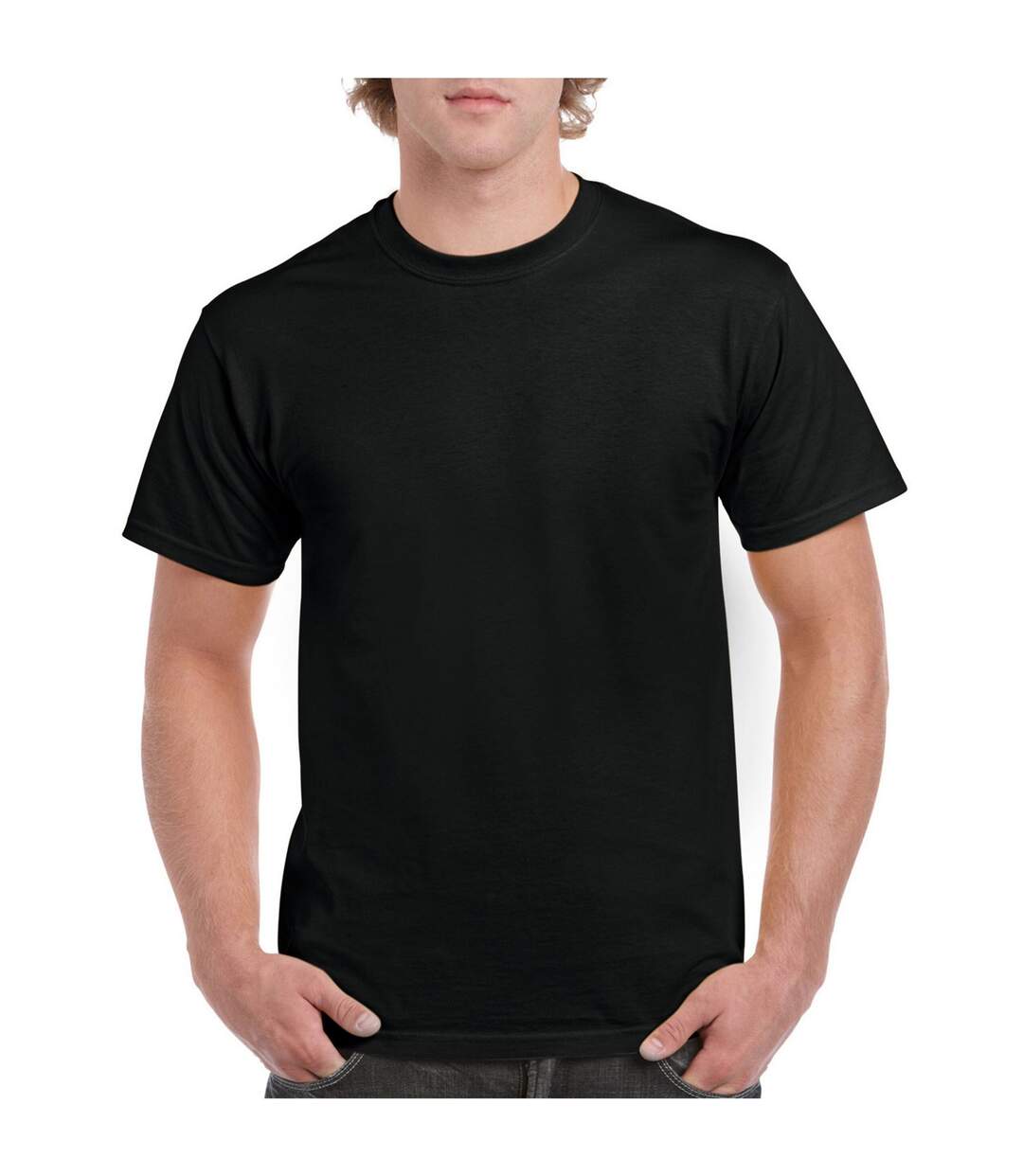 T-shirt Adulte Noir Gildan Hammer-1