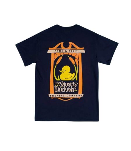 T-shirt Motif/style Imprimé Au Dos Snuggly Duckling Adulte Bleu Tangled