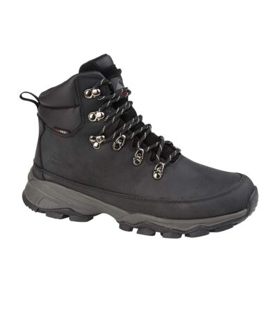 Johnscliffe Mens Edge 2 Leather Hiking Boots (Black) - UTDF2122