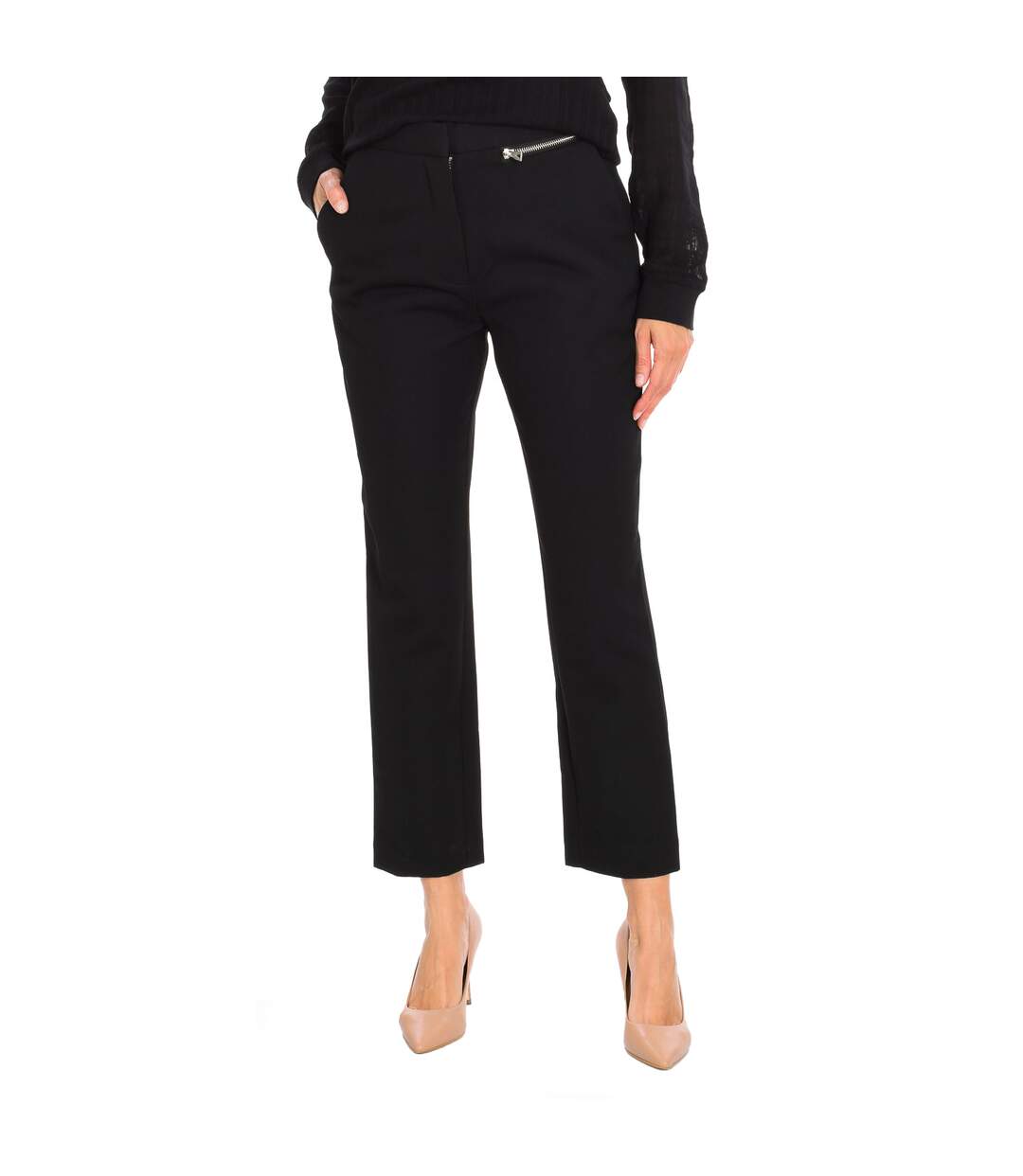 Long pants with a zipper pocket 16F2PA08 woman-1