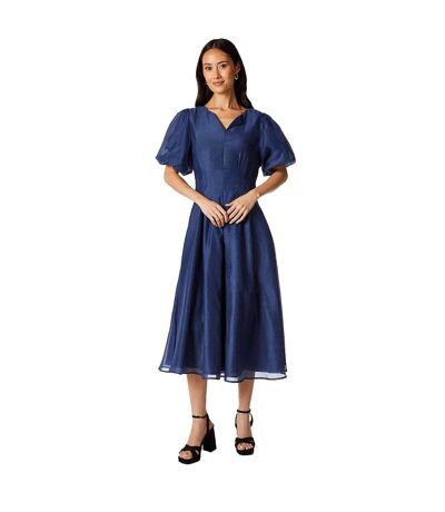 Robe Mi-longue Femme Bleu Principles