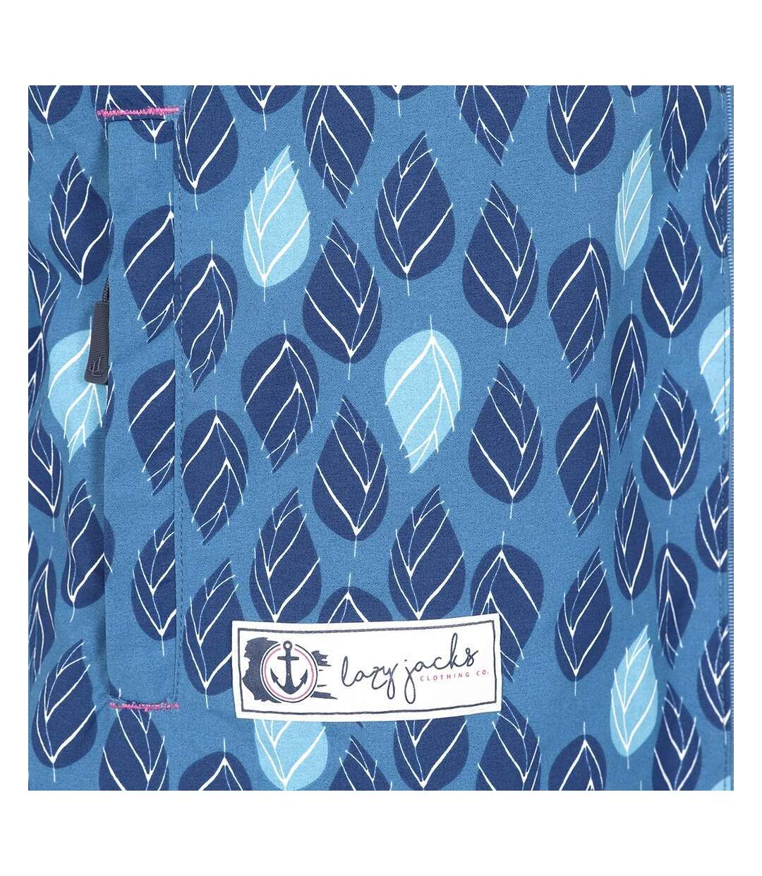 Veste Imperméable Motif/style Automne Femme Bleu Lazy Jacks-3