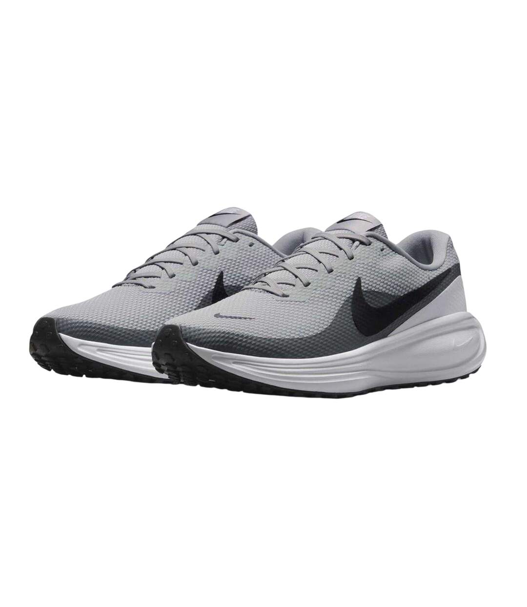 Mens Revolution 7 Trainers Grey White Nike-4