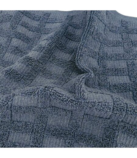 Drap de bain coton collection DENIM Quadrillé