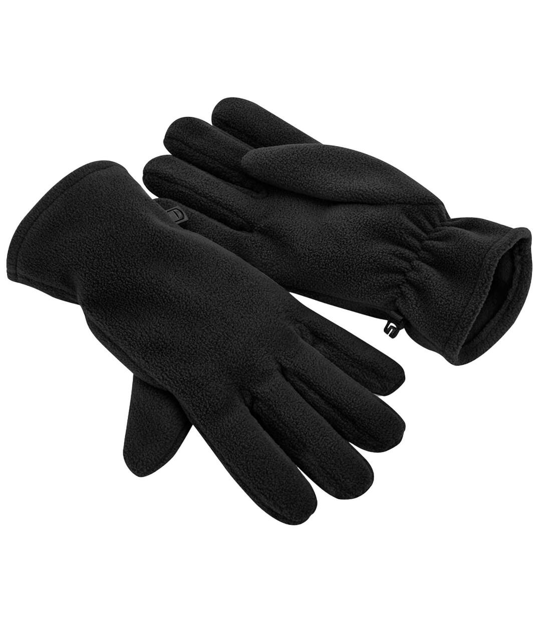 Gants En Polaire Recyclée Noir Beechfield-2