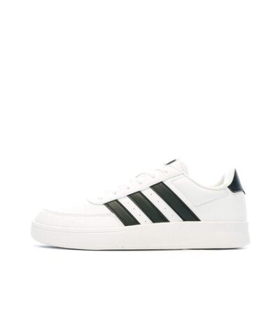 Baskets blanches/noires homme adidas breaknet 2.0