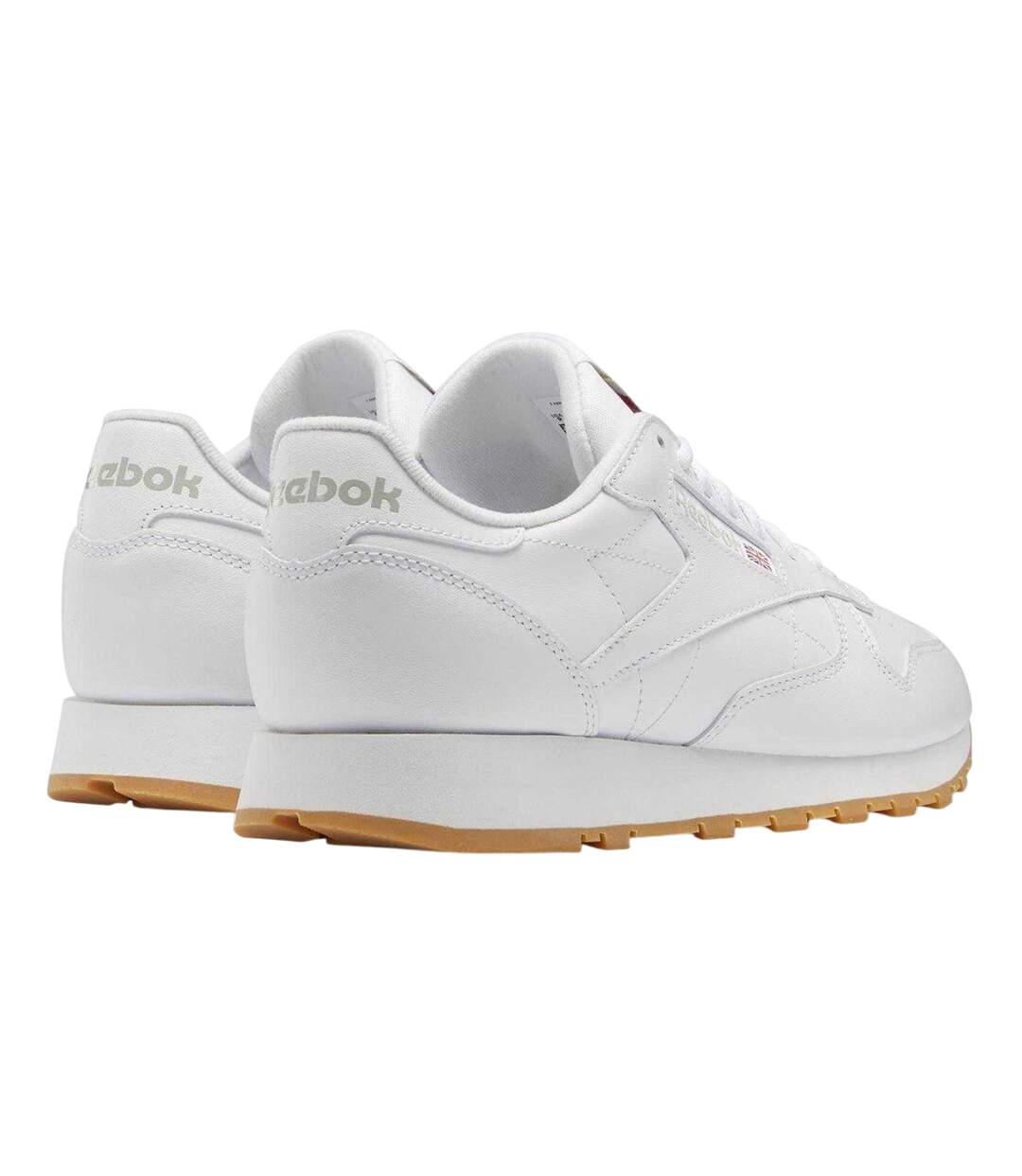 Baskets Classic Homme Blanc Marron Pâle Reebok-2