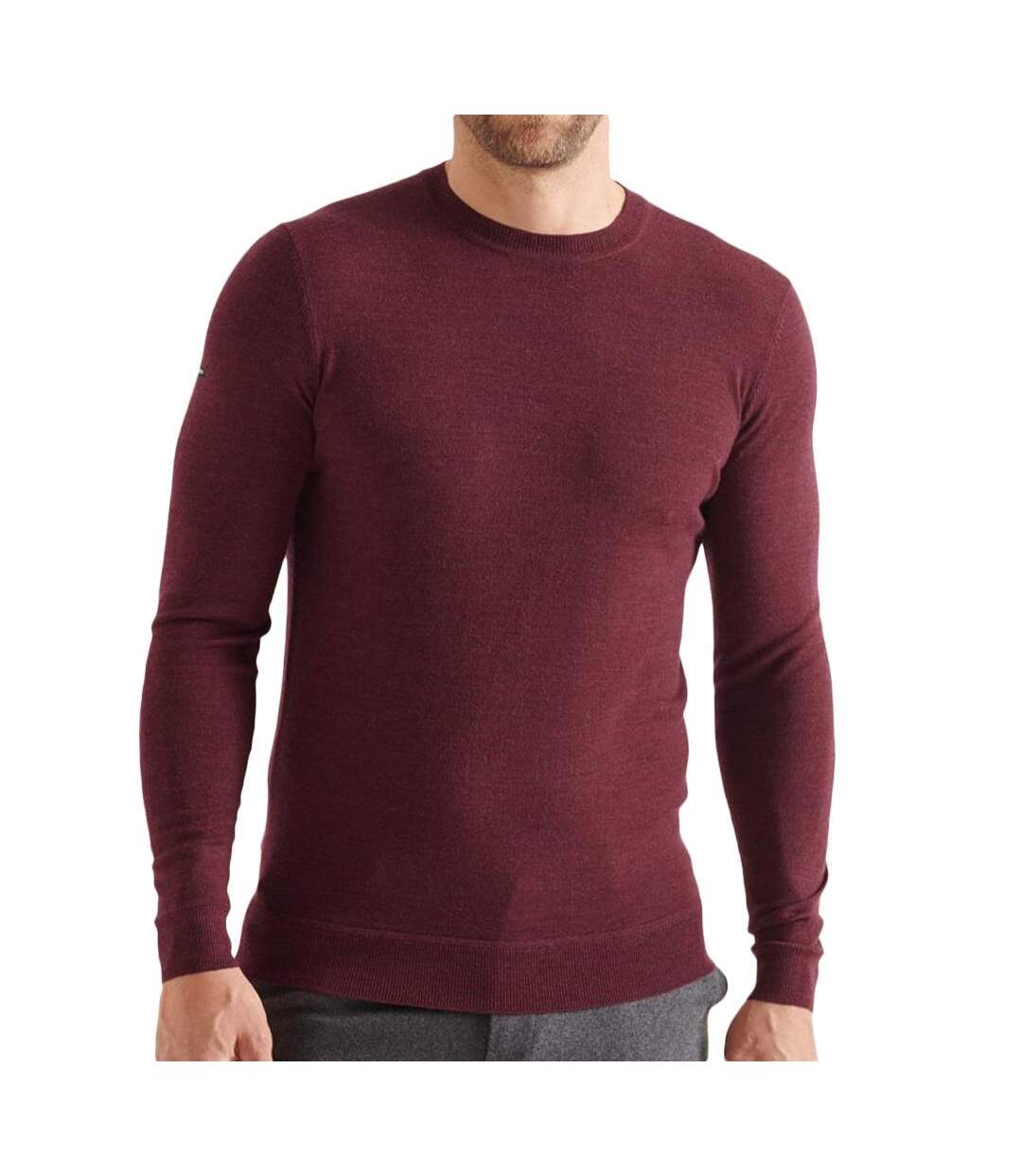 Pull Bordeaux Homme Superdry Studios Merino - XXL-1