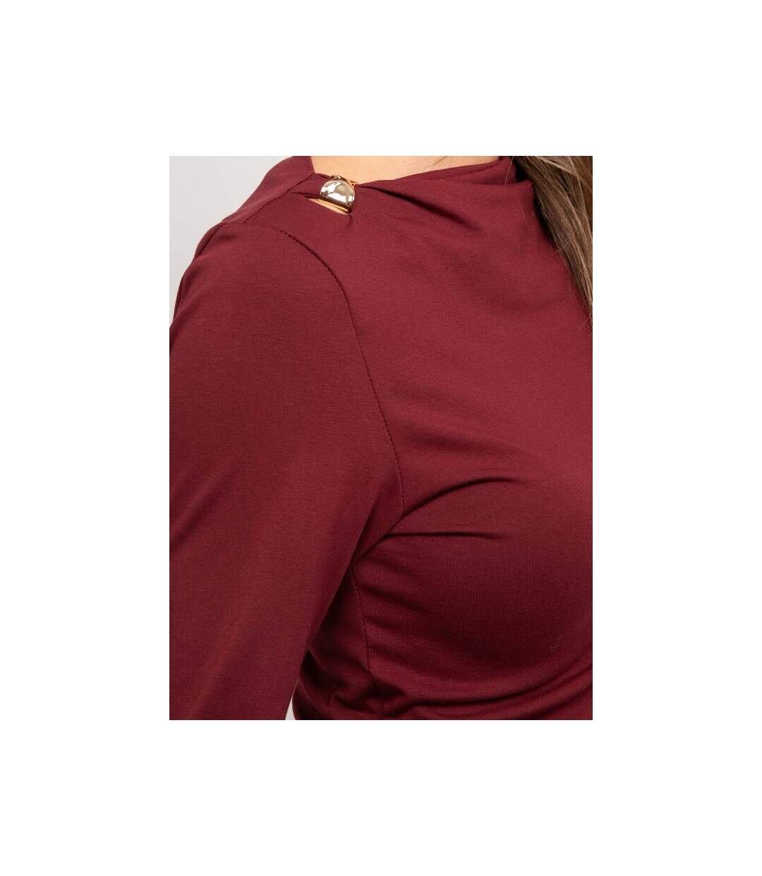 Top col bateau bijou doré FAYLISS - Dona X Lisa-3
