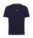 Mens Tchup Logo Oversized T-shirt Navy Boss-2