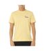 T-Shirt jaune homme rip curl keep trucking-1