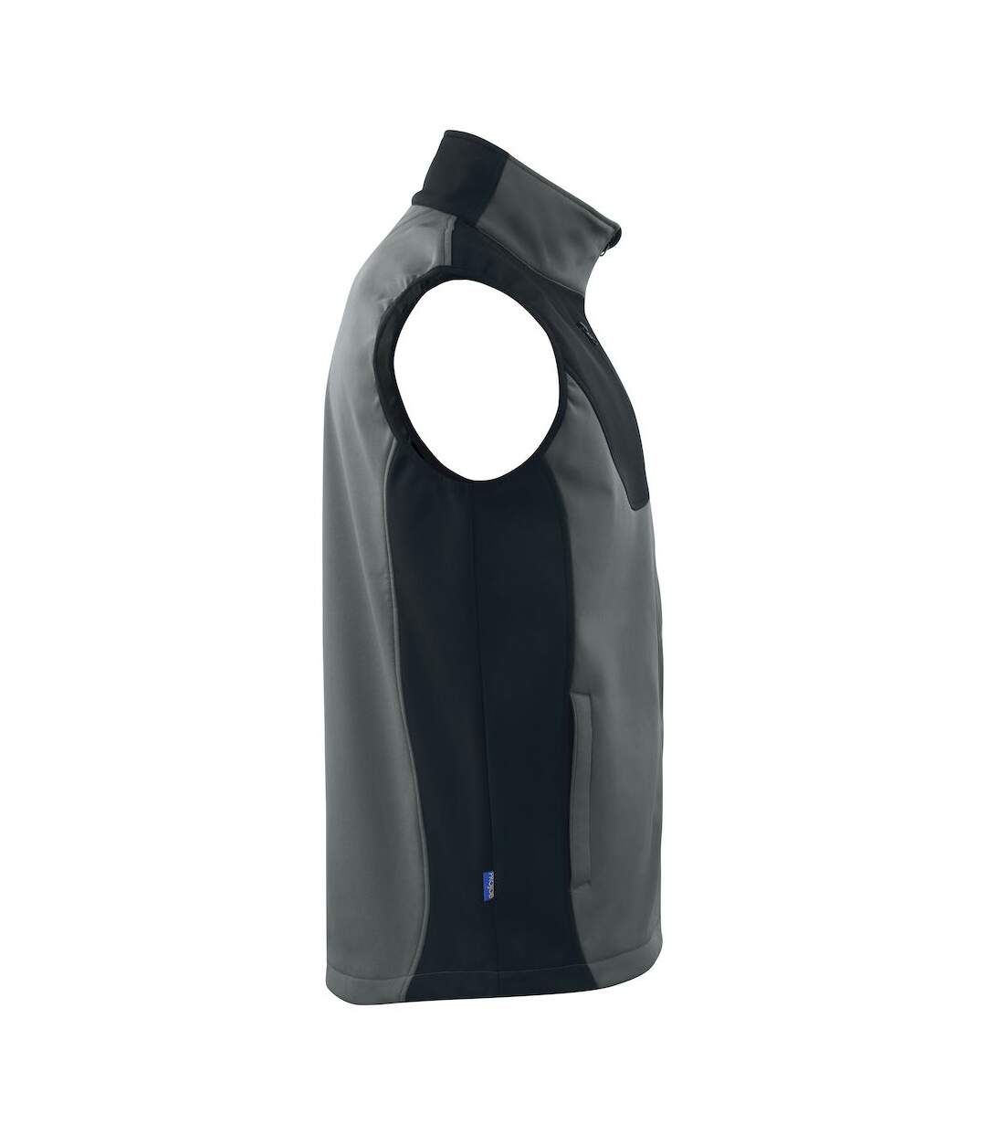 Mens Softshell Body Warmer Grey Projob-4