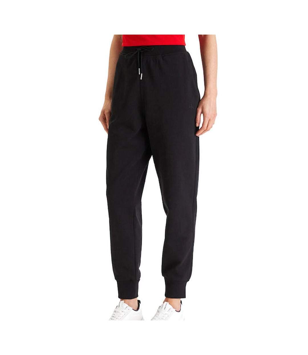 Jogging noir femme calvin klein jeans archive logo-1
