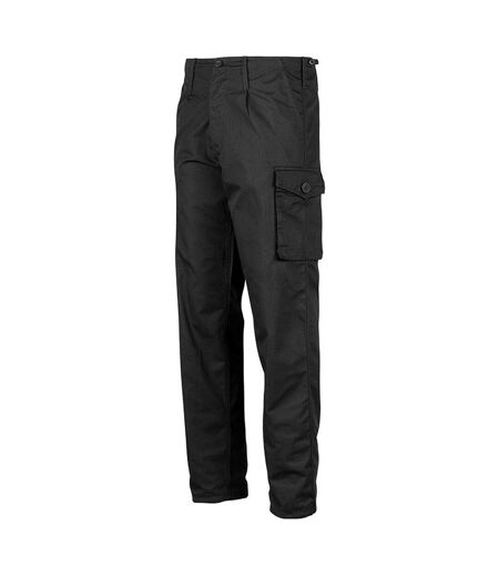 Pantalon Motif/style Police Mod Homme Noir Mil-Com