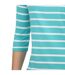 T-shirt polexia femme turquoise vif / blanc Regatta-4