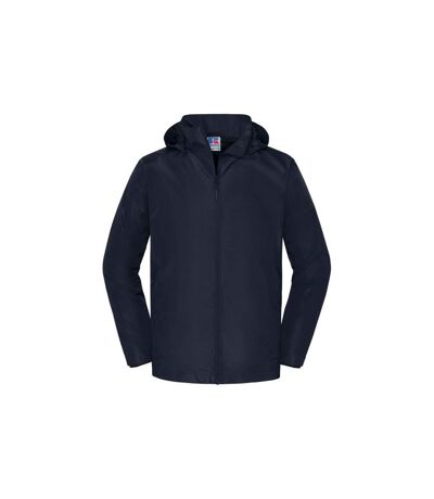 Mens Essential Weatherproof Shell Jacket Navy Russell Collection
