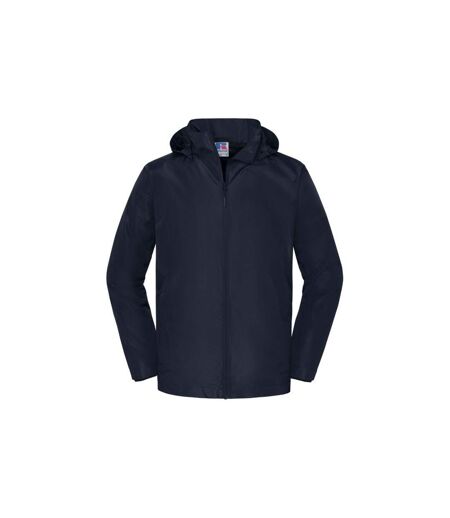 Mens Essential Weatherproof Shell Jacket Navy Russell Collection