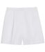 Womens/ladies Pleated High Waist Shorts White Ted Baker-2