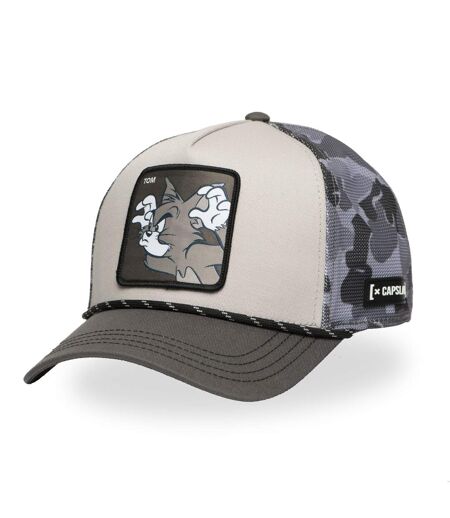 Casquette trucker premium avec filet camou Tom & Jerry modèle Tom Capslab