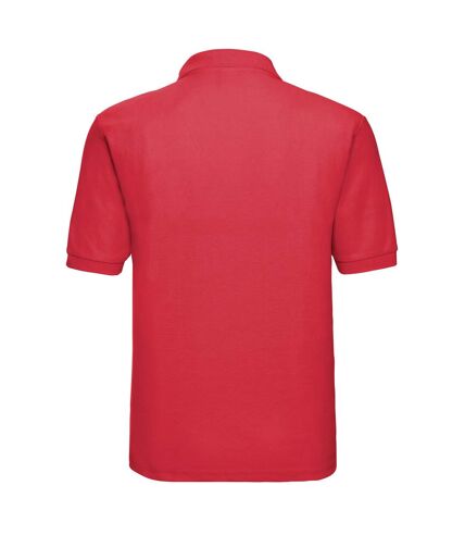Russell Mens Polycotton Pique Polo Shirt (Bright Red) - UTPC6401