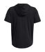 Mens Project Rock Short-sleeved Hoodie Black Under Armour-3