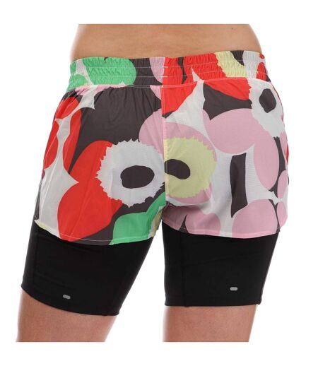 Womens/ladies x bold marimekko running shorts multicoloured Adidas