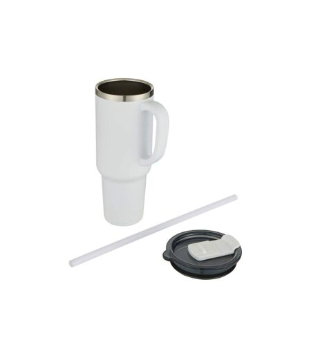 Sydney vacuum insulated 1200ml mug with straw one size white Generic