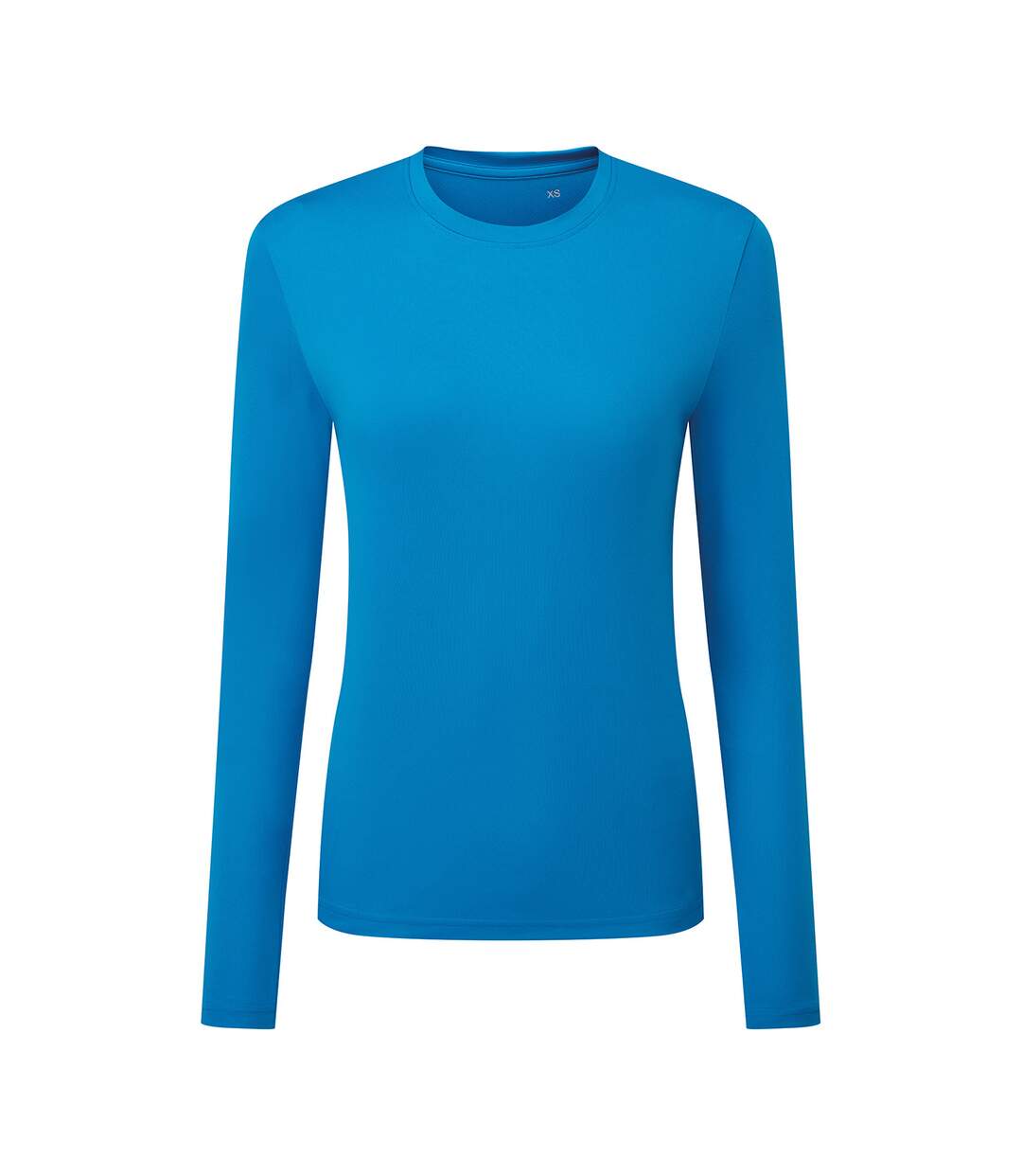 Womens/ladies Long Sleeve Performance T-shirt Sapphire TriDri-1