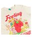 T-shirt Feeling Berry Good Femme Blanc Cassé Strawberry Shortcake-3