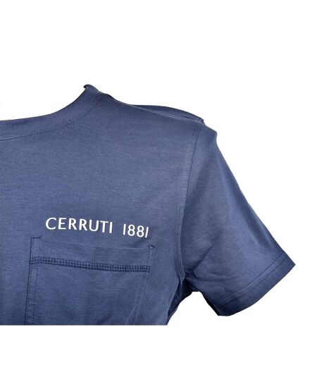 Pyjama Homme CERRUTI 1881 en Coton -Chaleur, Douceur et confort- Pyjacourt CERRUTI 1881 Marine