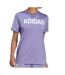 T-shirt Violet Femme Adidas Streetball