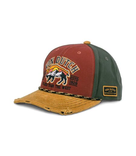 Casquette semi curve premium effet usé avec broderie Wilder Vondutch