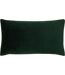 Sunningdale velvet rectangular cushion cover 30cm x 50cm bottle green Evans Lichfield-1