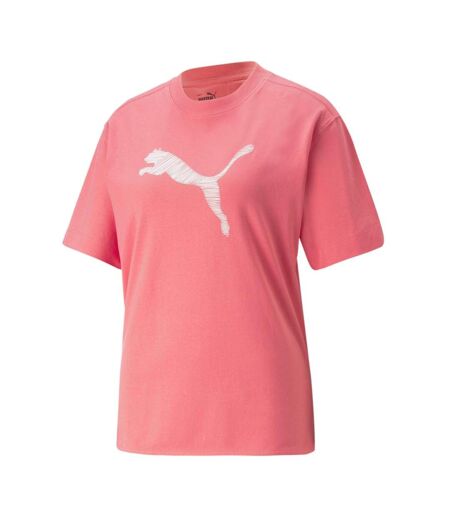 T-shirt Rose Fushia Femme Puma 731 - XS