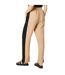 Womens/ladies side stripe trousers tan Debenhams