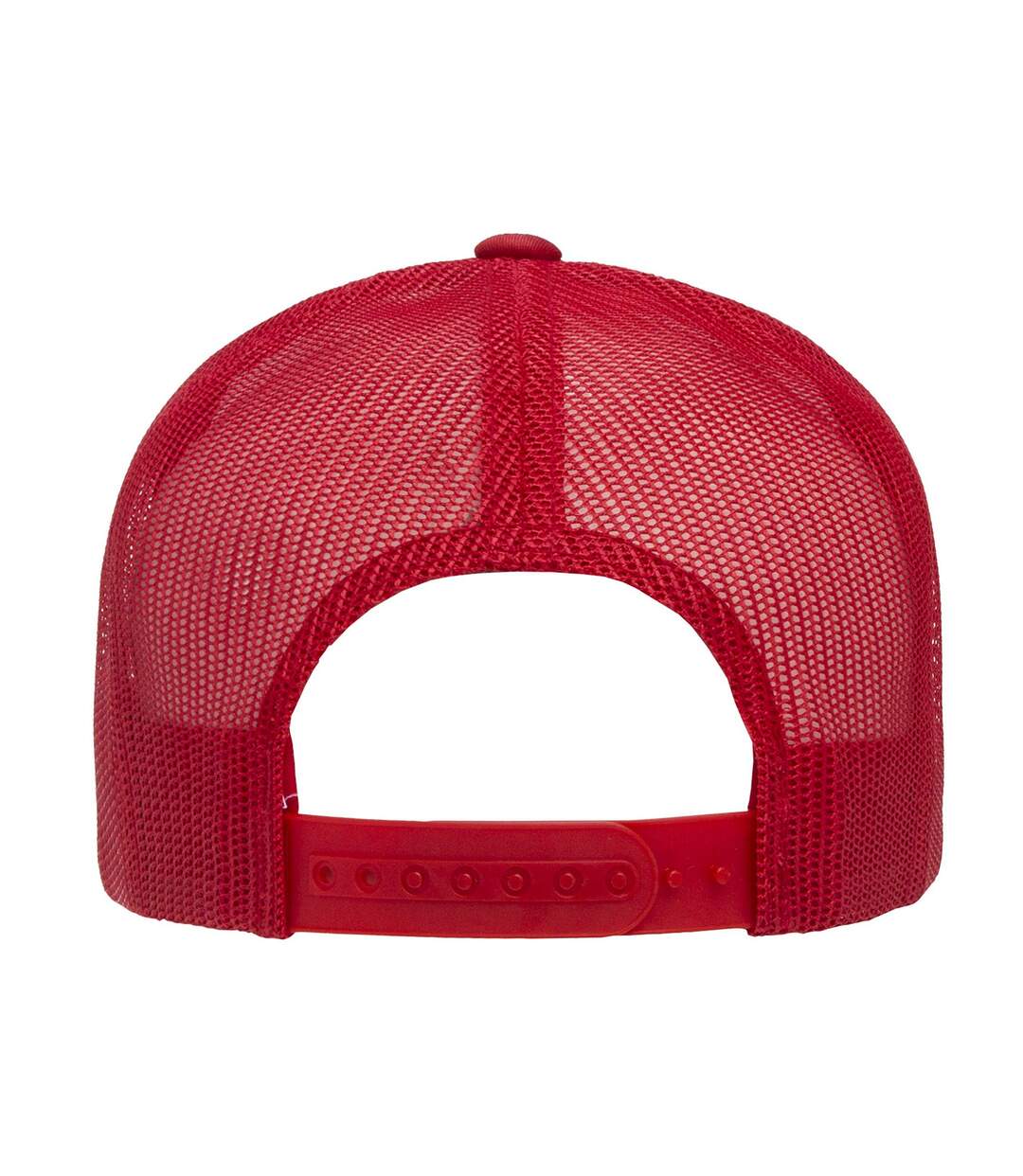 Casquette Trucker Classic Blanc Rouge Yupoong-2