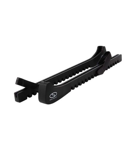 Logo Plastic Ice Skate Guards One Size Black SMJ Sport