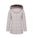 Womens/ladies Nola Long Padded Jacket Light Beige Mountain Warehouse-3