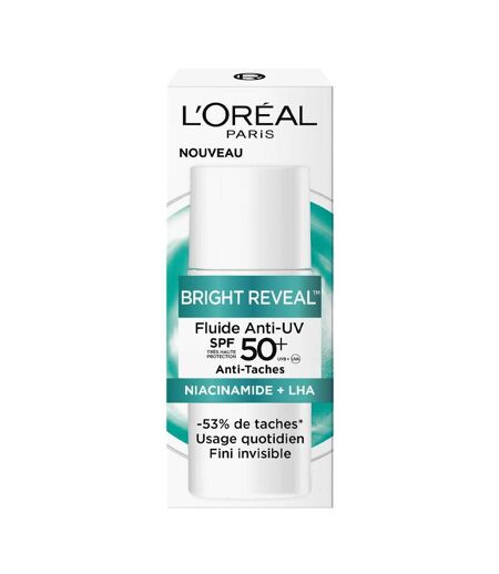 Fluide anti-uv spf 50+l'oréal anti-tâches - 50ml